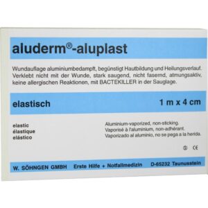 ALUDERM aluplast Wundverb.Pfl.4 cmx1 m elast.