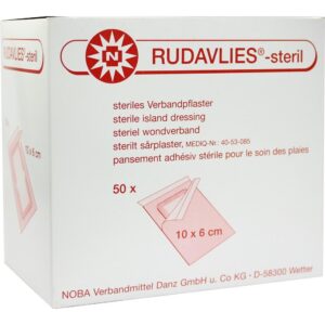 RUDAVLIES-steril Verbandpflaster 6x10 cm