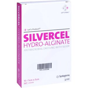 SILVERCEL Hydroalginat Verband 5x5 cm