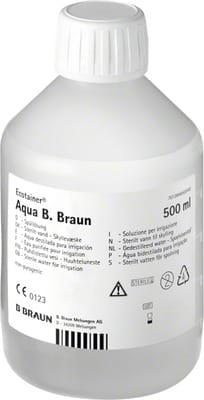 AQUA B.Braun Spüllösung Kunststoff Flasche