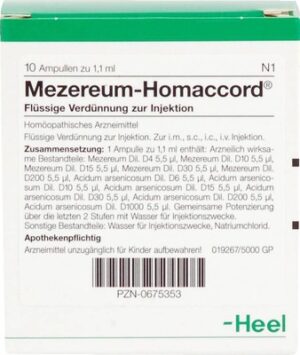 MEZEREUM HOMACCORD Ampullen