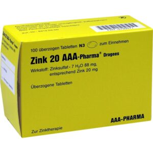 Zink 20 AAA-Pharma