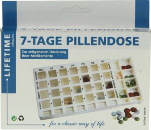 PILLENDOSE f.7 Tage m.28 Fächern