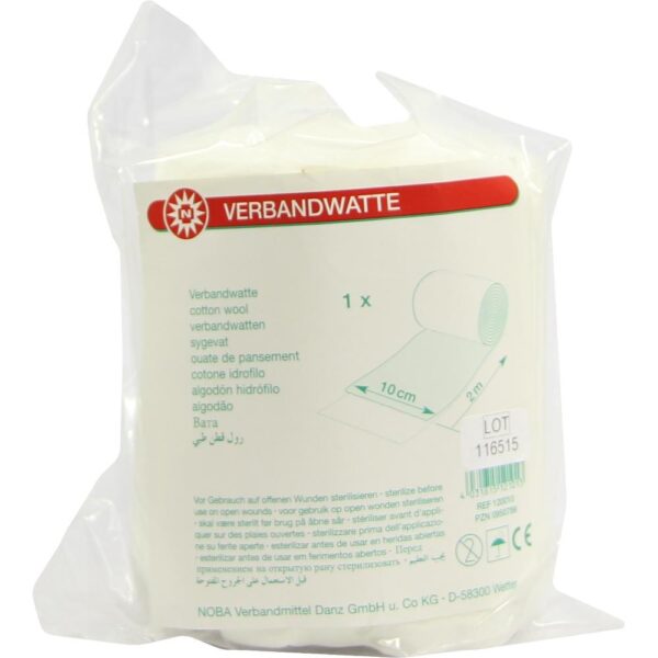 VERBANDWATTE gerollt 10 cmx2 m