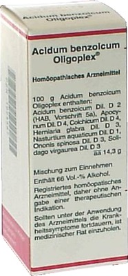 ACIDUM BENZOICUM OLIGOPLEX Liquidum