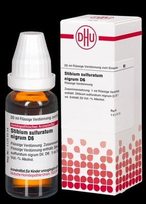 STIBIUM SULFURATUM NIGRUM D 6 Dilution