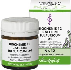 BIOCHEMIE 12 Calcium sulfuricum D 6 Tabletten