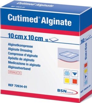 CUTIMED Alginate Alginatkompressen 10x10 cm