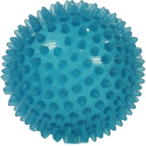 IGELBALL 10 cm blau transparent