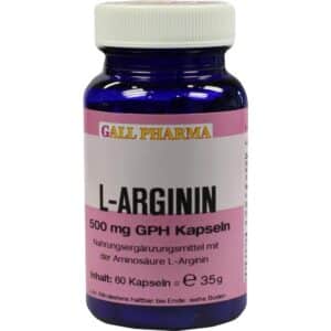 L ARGININ 500MG GPH KAPSEL