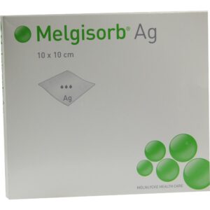 MELGISORB Ag Verband 10x10 cm
