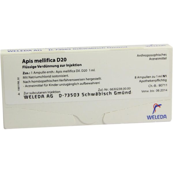 APIS MELLIFICA D 20 Ampullen