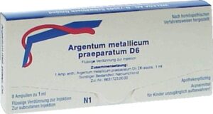 ARGENTUM METALLICUM praeparatum D 6 Ampullen