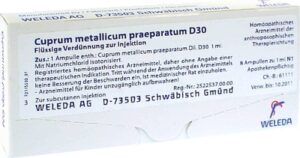 CUPRUM METALLICUM praep.D 30 Ampullen