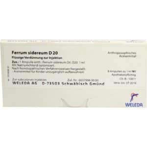 FERRUM SIDEREUM D 20 Ampullen