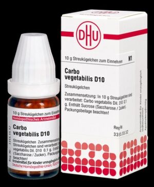 CARBO VEGETABILIS D 10 Globuli