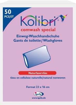 KOLIBRI comwash special Waschhandsch.16x24cm weiß