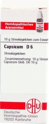 CAPSICUM D 6 Globuli