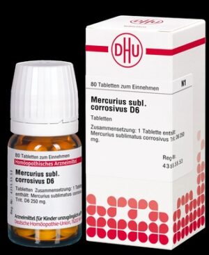 MERCURIUS SUBLIMATUS corrosivus D 6 Tabletten