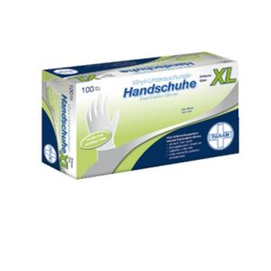 HANDSCHUHE Einmal Vinyl puderfrei XL