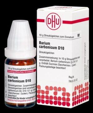 BARIUM CARBONICUM D 10 Globuli