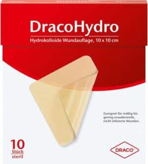 DRACOHYDRO Hydrokoll.Wundauflage 10x10 cm