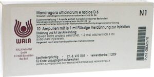 Mandragora officinarium e radice D6 Ampullen