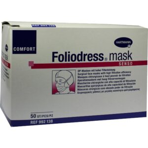 FOLIODRESS mask Comfort senso grün OP-Masken