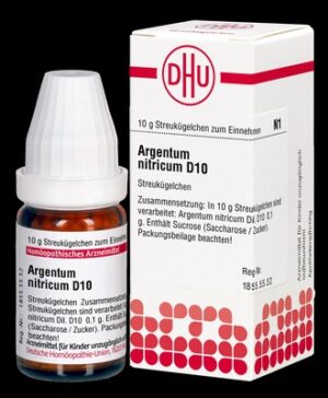 ARGENTUM NITRICUM D 10 Globuli