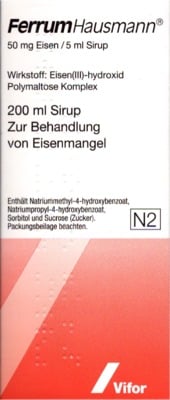 Ferrum Hausmann 50mg Eisen/5ml