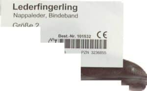 FINGERLING Leder Gr.2 Bindeband