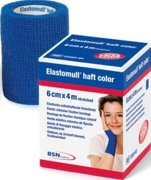 ELASTOMULL haft color 6 cmx4 m Fixierb.blau