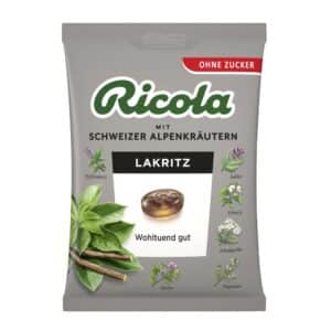 Ricola Lakritz Schweizer Kräuterhbonbon zuckerfrei