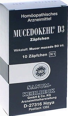 MUCEDOKEHL D 3 Suppositorien