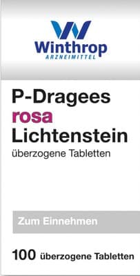 P-Dragees rosa Lichtenstein