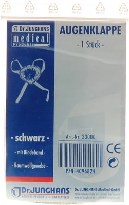 AUGENKLAPPE mit Bindeband schwarz 33000