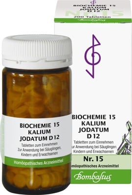 BIOCHEMIE 15 Kalium jodatum D 12 Tabletten