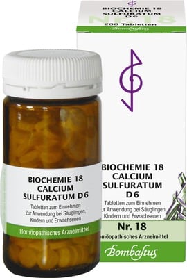 BIOCHEMIE 18 Calcium sulfuratum D 6 Tabletten