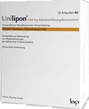 UNILIPON 600 Infusionslösungskonzentrat