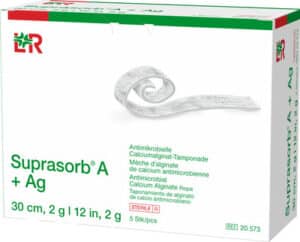 SUPRASORB A+Ag Antimik.Cal.Alginat Tamp.30 cm 2 g