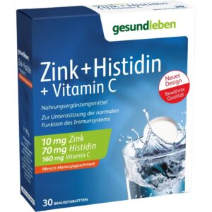 gesundleben Zink+Histidin+Vitamin C Brausetabletten