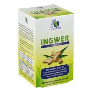 Avitale INGWER 500 mg + Vitamin B1 + C