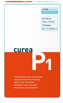 CUREA P1 superabsorb.Wundauflage 20x30 cm