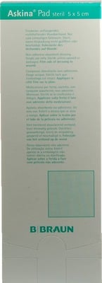 ASKINA Pad Wundauflage 5x5 cm nicht haftend