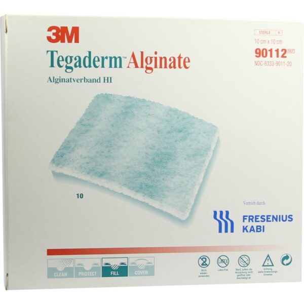 TEGADERM Alginate FK Kompressen 10x10 cm 90112