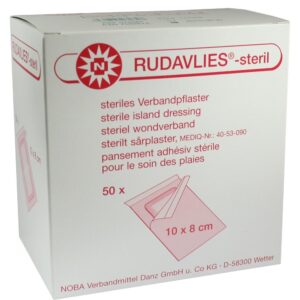RUDAVLIES-steril Verbandpflaster 8x10 cm