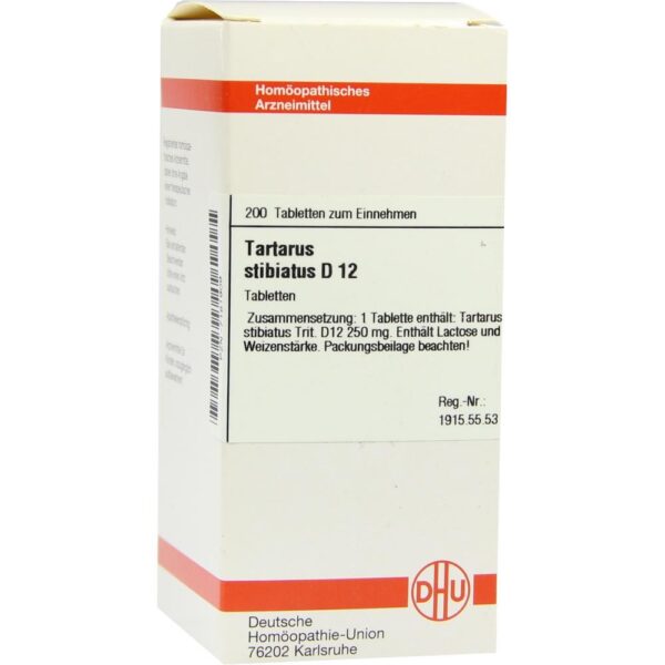 TARTARUS STIBIATUS D 12 Tabletten