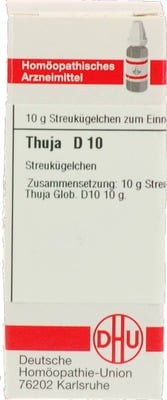 THUJA D 10 Globuli