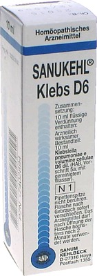 SANUKEHL Klebs D 6 Tropfen