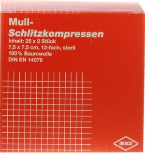 SCHLITZKOMPRESSEN Mull 7